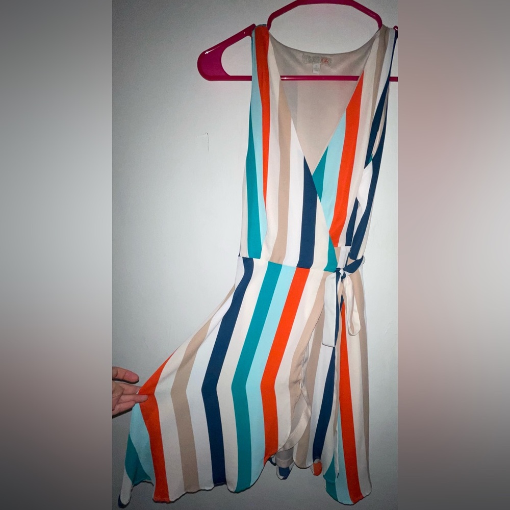 Colorful Striped Dress